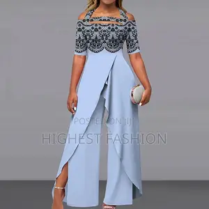 Backless Half Sleeve Jumpsuit Loungewear