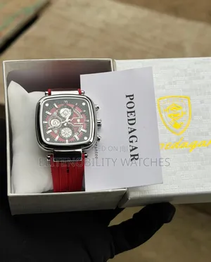 Poedagar Rubber Strap Watch // 32,000 // Pay on Delivery