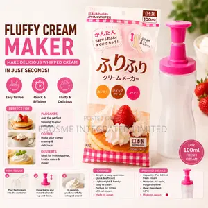 Fluffy Cream Maker – Manual Whipped Cream Pump (100ml) |