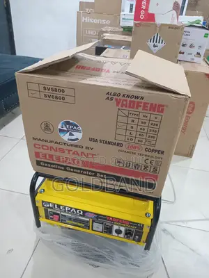 Elepaq Sv6800 4.5kva Generator for Homes Businesses
