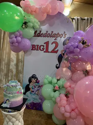 Birthday Party Decoration and Backdrop, Ibadan