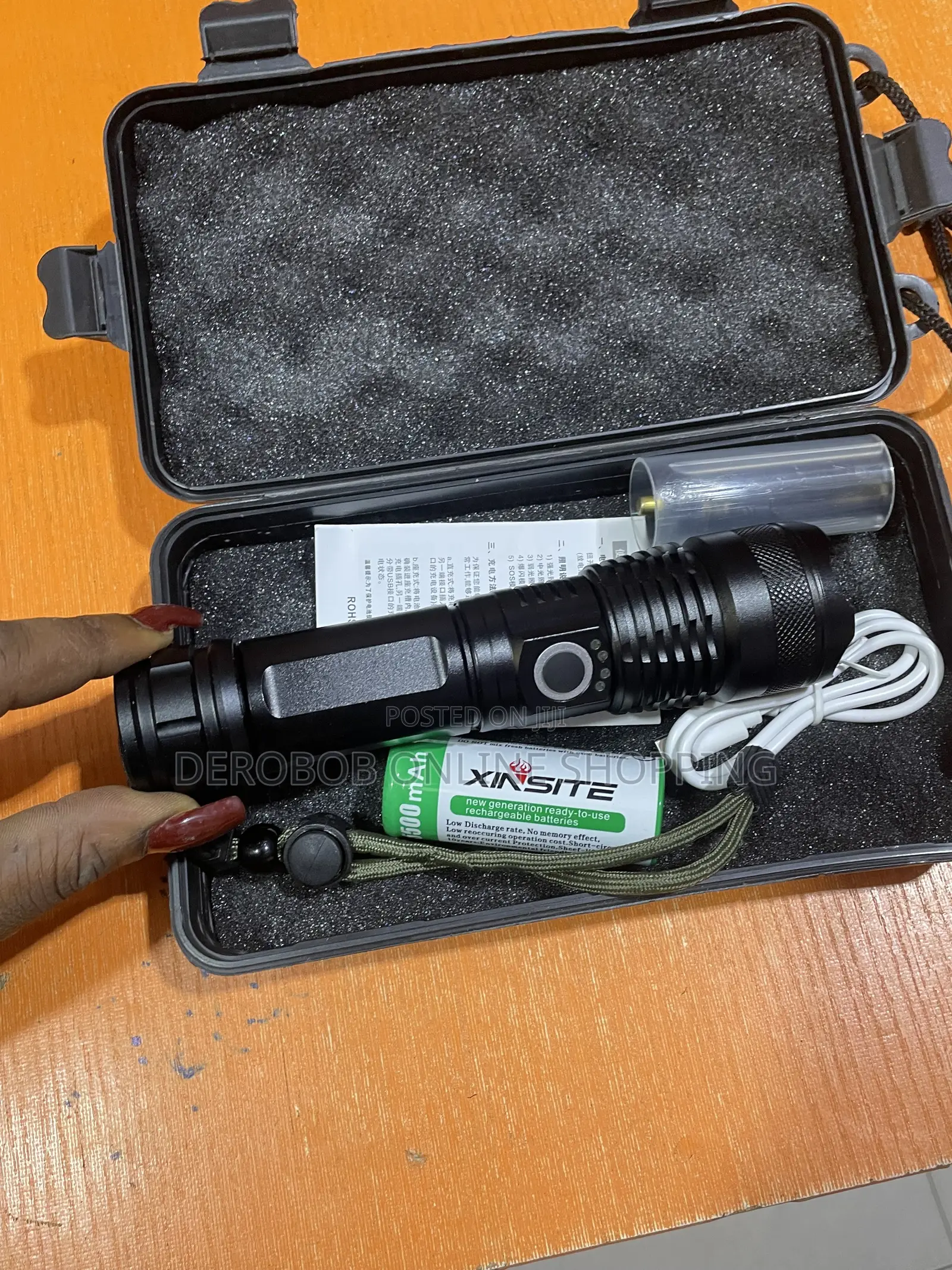 High Power Tactical Flashlight