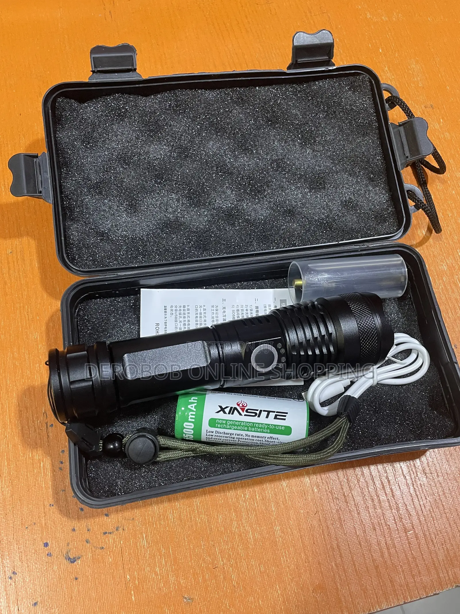 High Power Tactical Flashlight