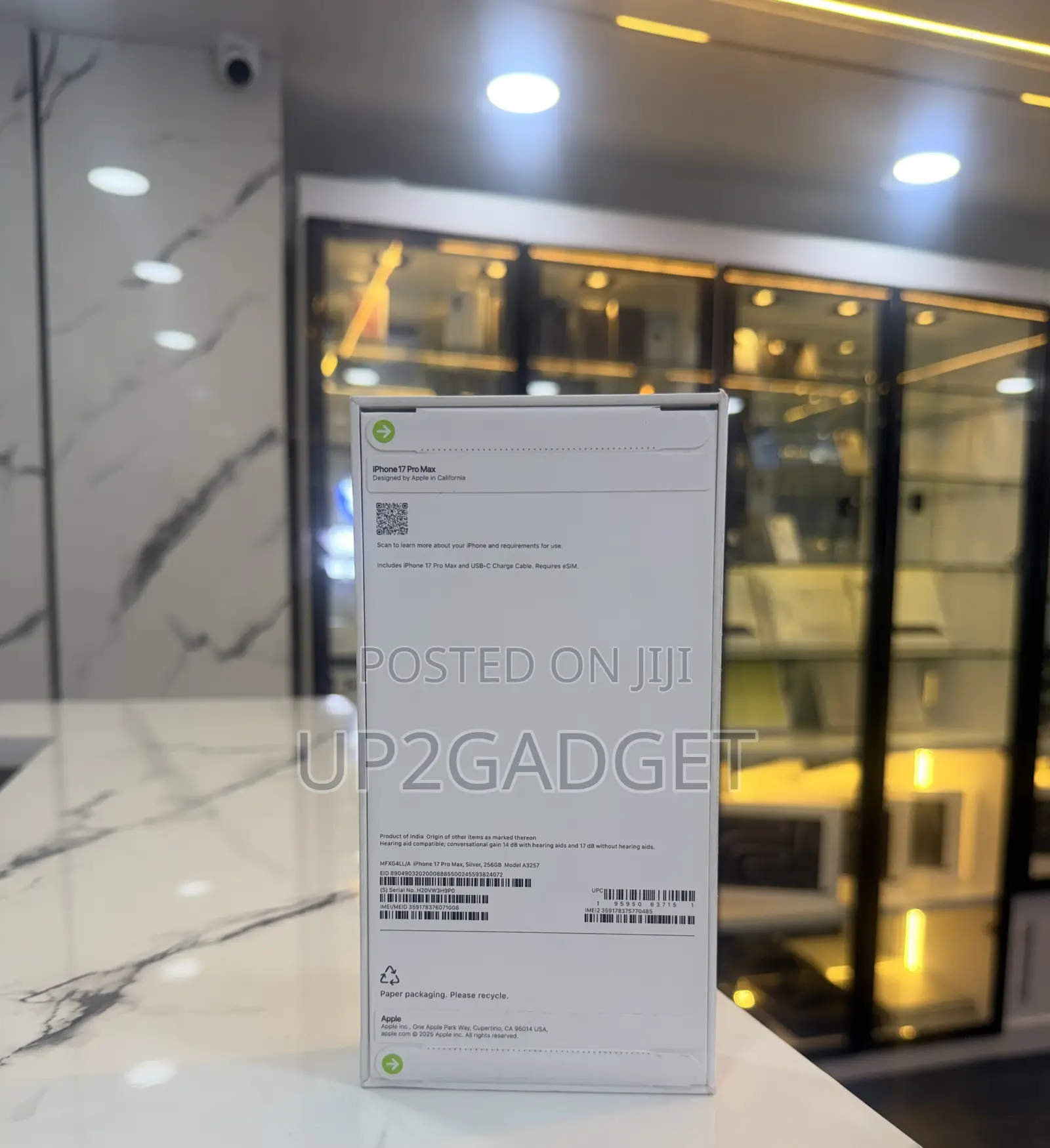 New Apple iPhone 17 Pro Max 256 GB White