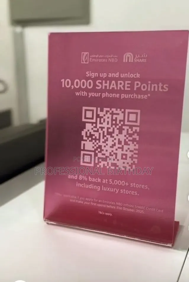 Acrylic Barcode Frame