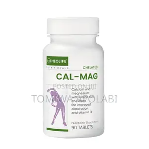 Chelated Cal-Mag With 500 Iu Vitamin D3 - 90 Tablets (Single)