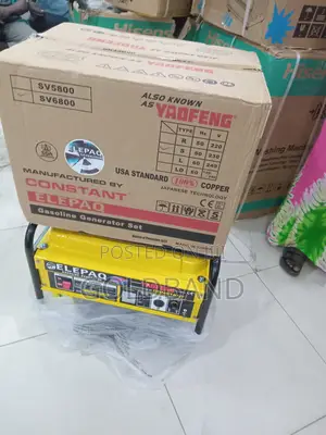 Elepaq Sv6800 4.5kva Generator for Small Businesses