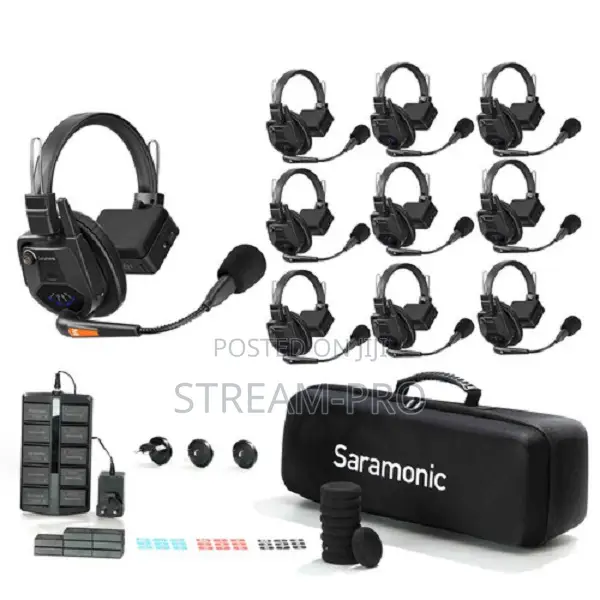 Saramonic Witalk9-9s 9-Person Full-Duplex Wireless Intercom System