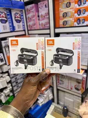 Power Bank Wireless JBL Earbuds