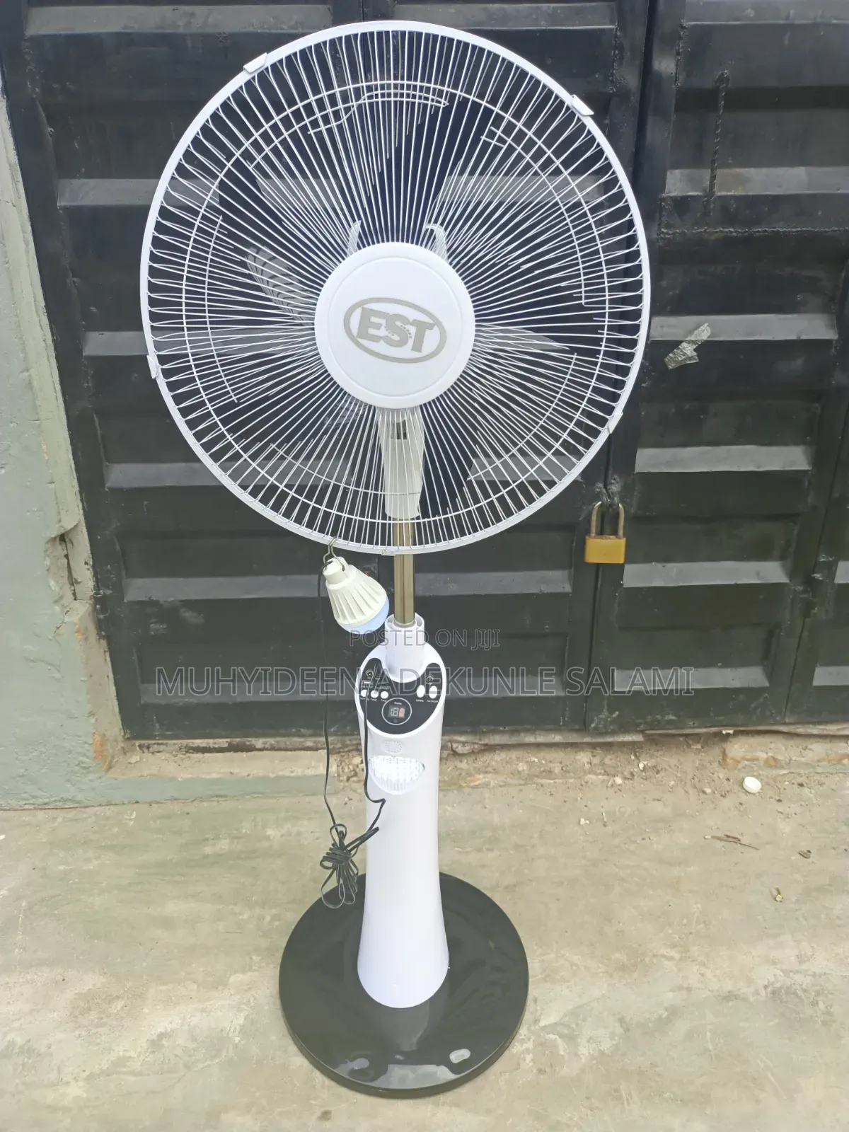 Est Rechargeable Solar Fan