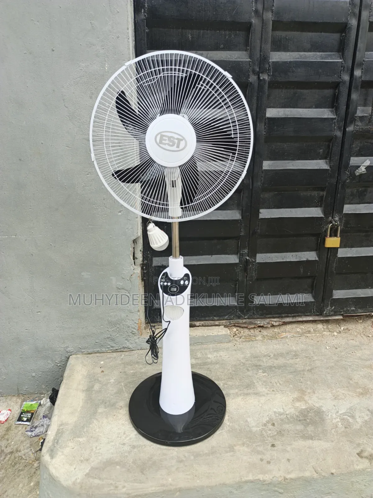 Est Rechargeable Solar Fan