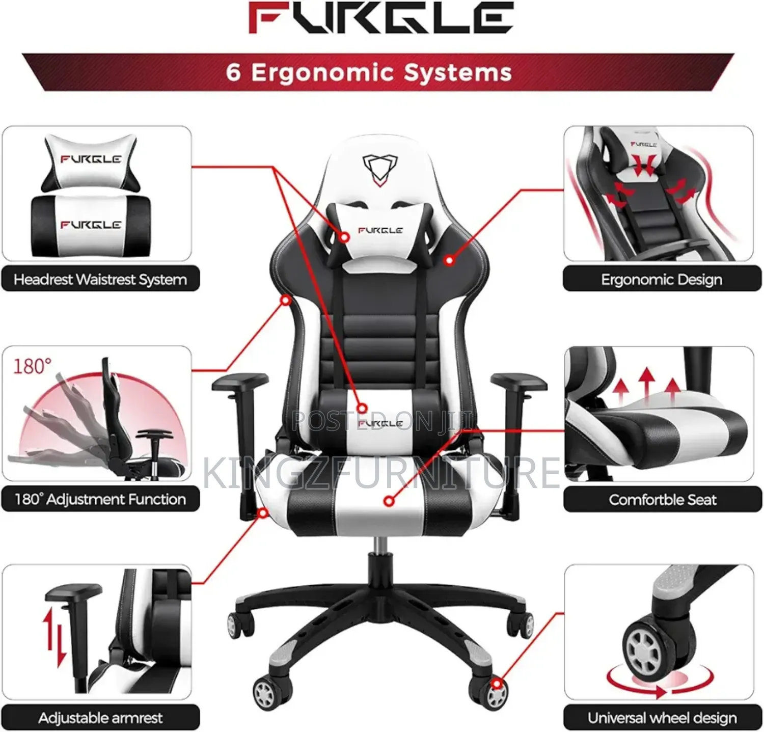 High Back Ergonomic Gaming Chair