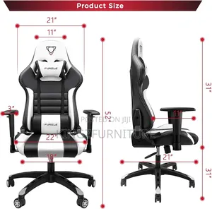Ergonomic Gaming Chair Series , Black and White