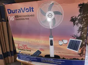 Duravolt Rechargeable And Solar Fan