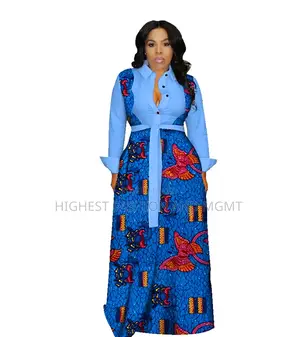 African Ankara Long Maxi Dress