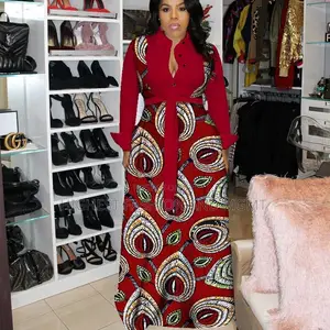 African Ankara Long Maxi Dress