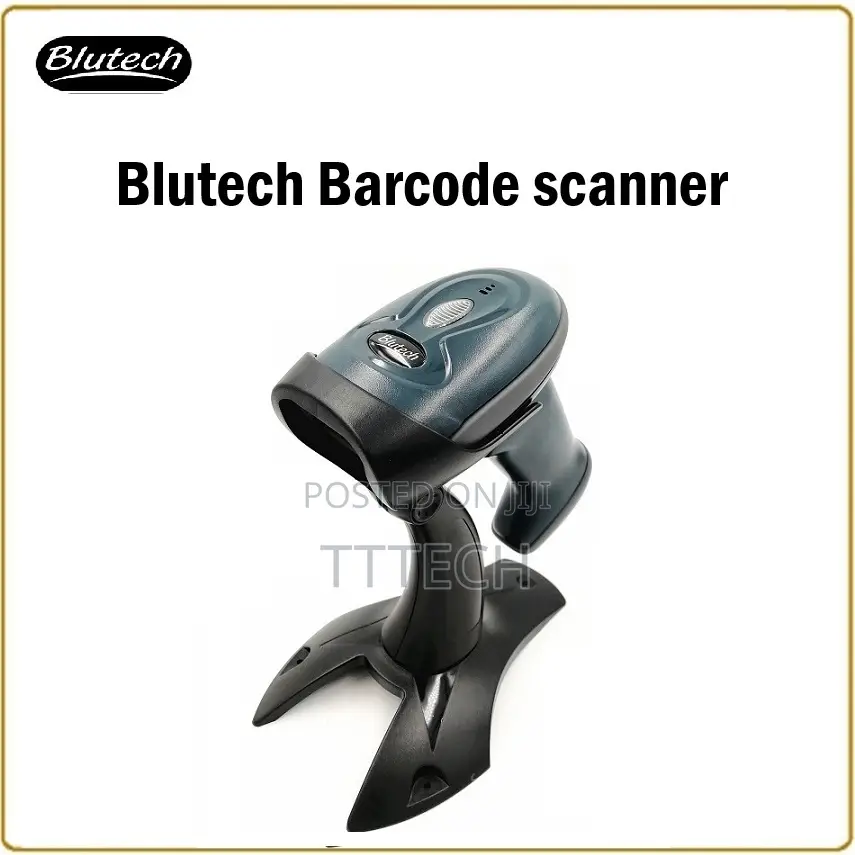 Blutech Bp6802s Barcode Scanner With Stand