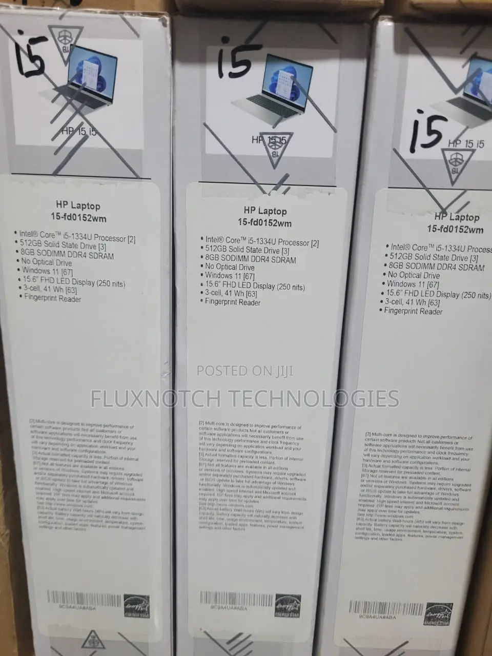 New Laptop HP 15 8GB Intel Core 5 SSD 512GB