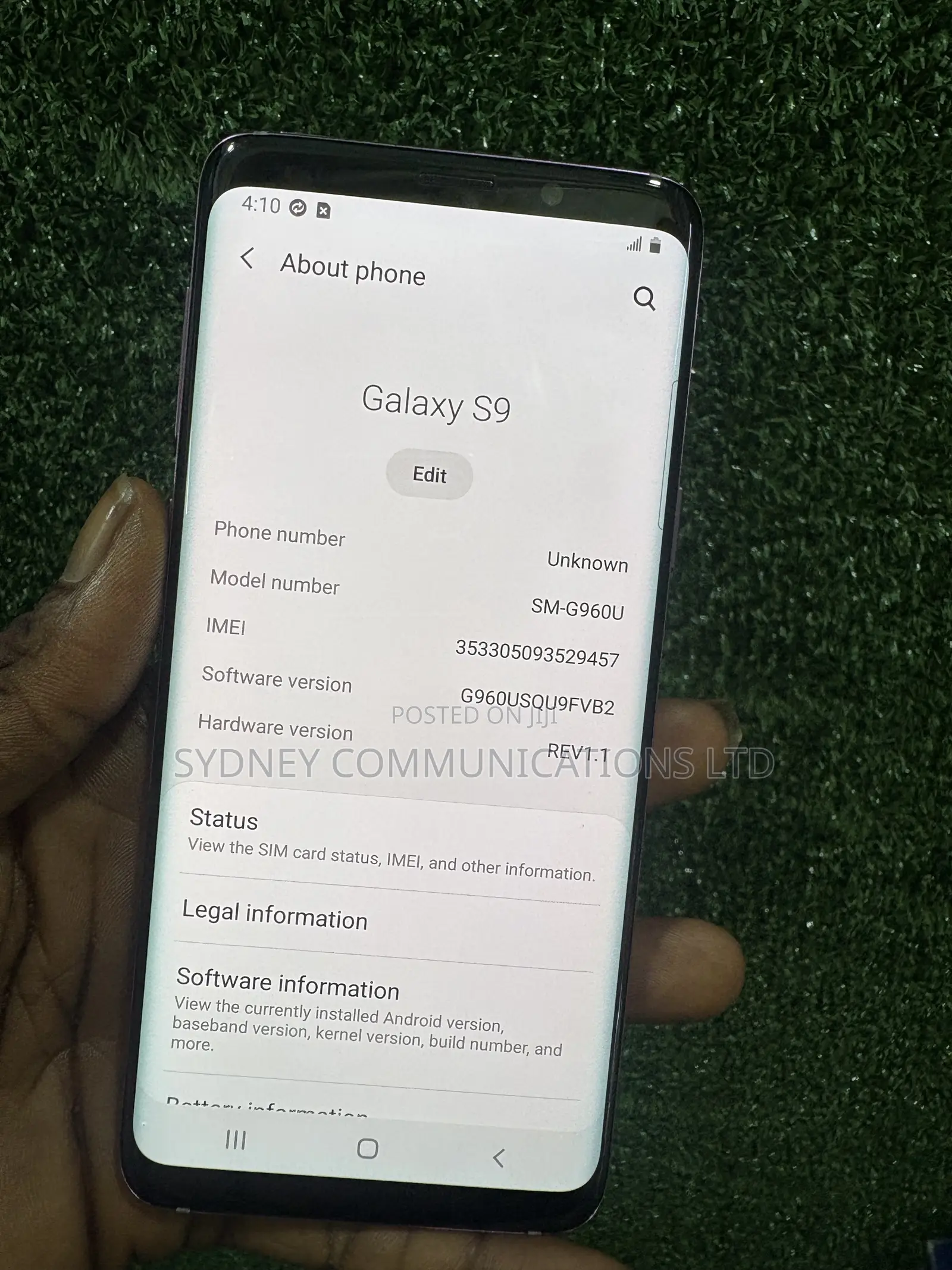 Samsung Galaxy S9 64 GB Pink