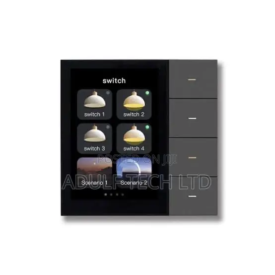 F3 Pro 4-Gang Smart Touch Panel Switch – Zigbee 3.0