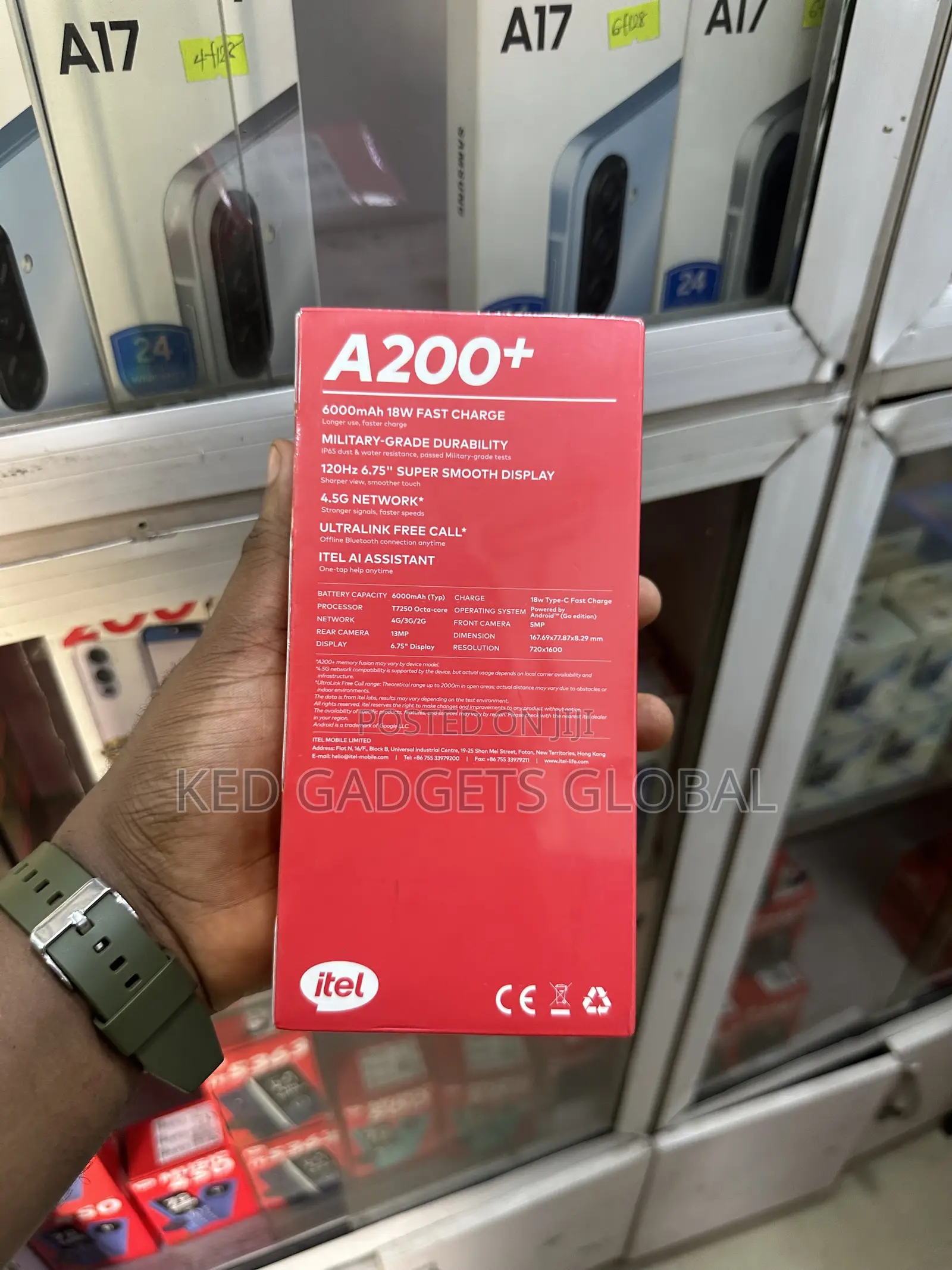 New Itel A200+ 128 GB