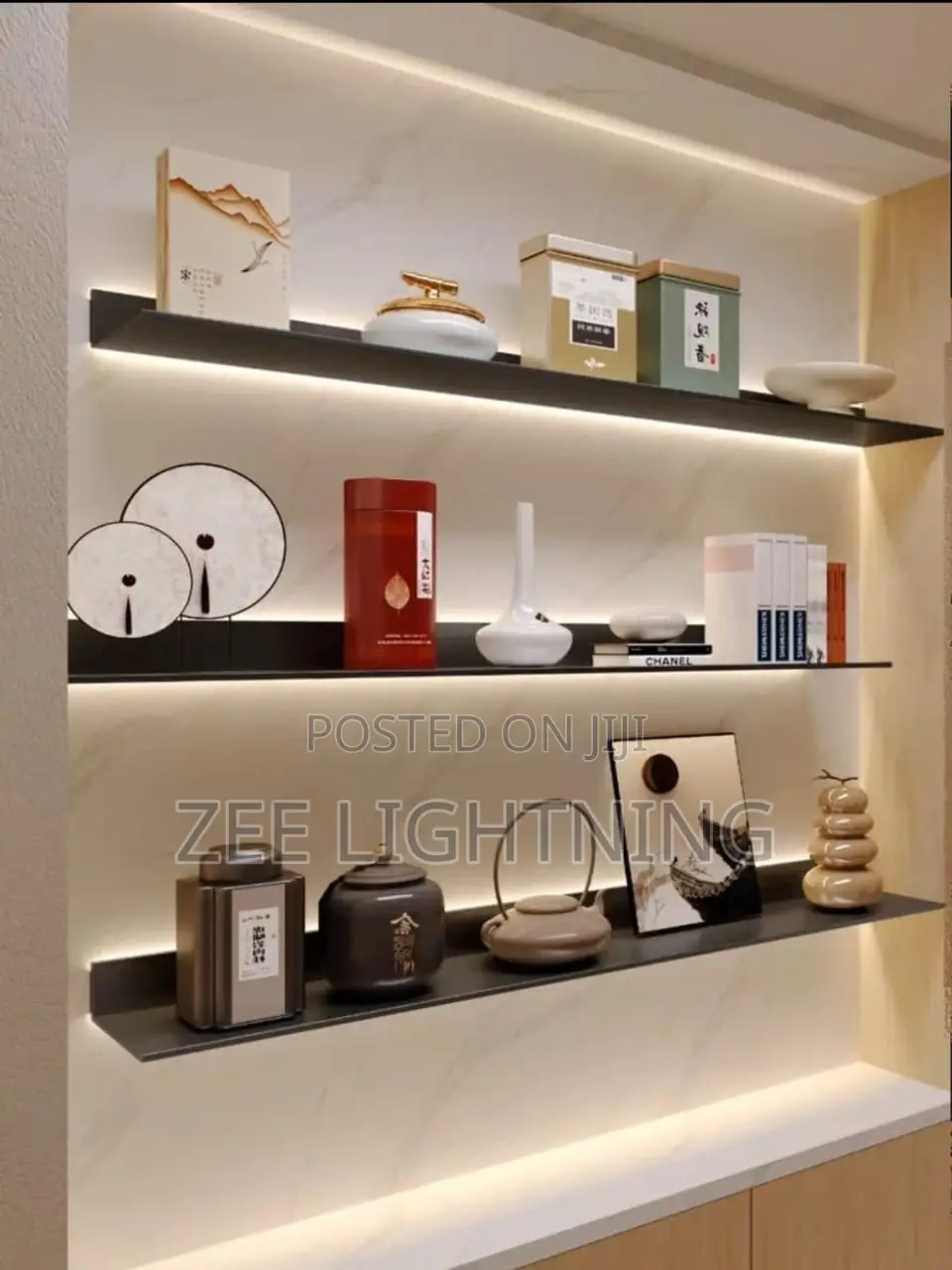 Led Wall Shelf (Iron Body,Size 4ft/120cm )