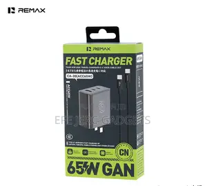 Remax Ruiliang 65w Travel Gallium Nitride Adapter Set