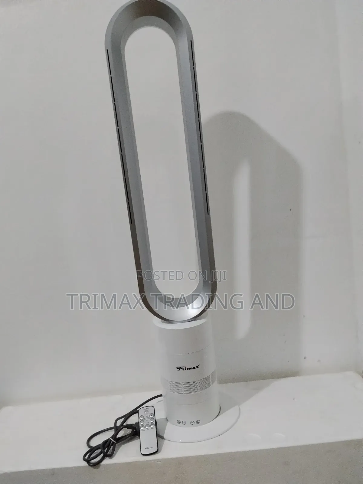 Trimax Bladeless Fan With Remote Control