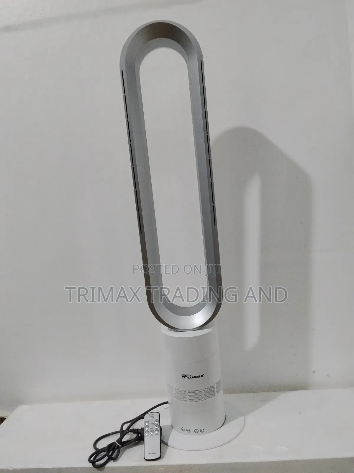 Trimax Bladeless Fan With Remote Control