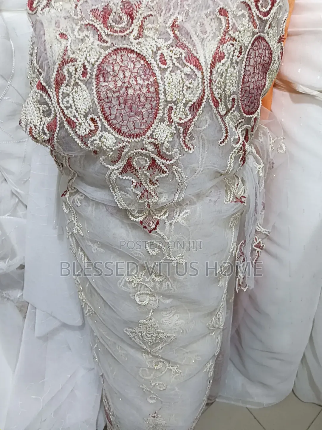 Premium Red Sheer,Voile Curtain