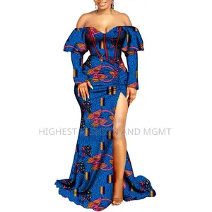 Ankara Long Split Dress