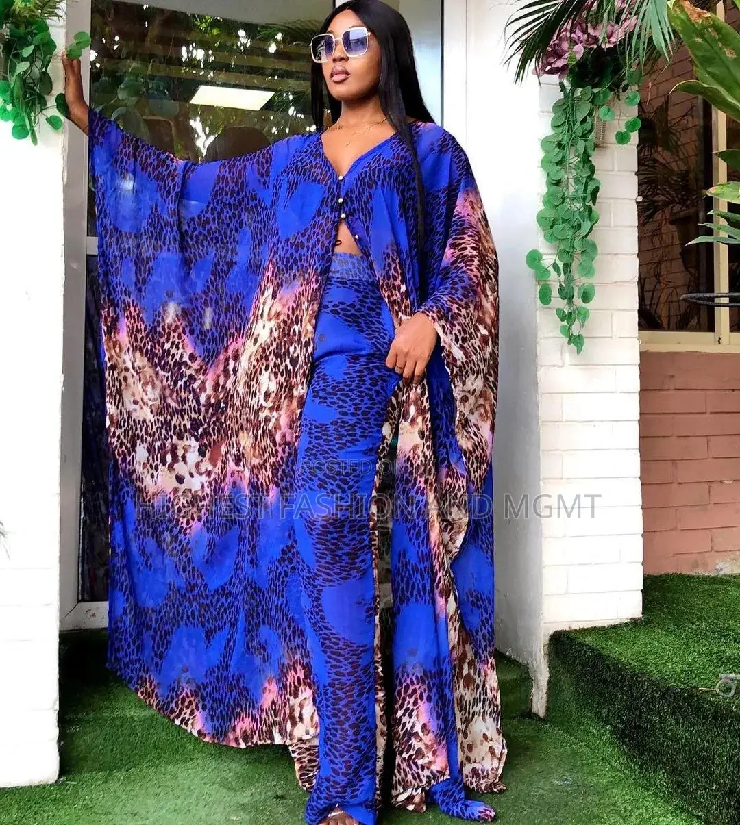 African Matching Chiffon 2 Piece