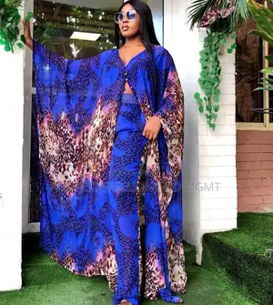 African Matching Chiffon 2 Piece