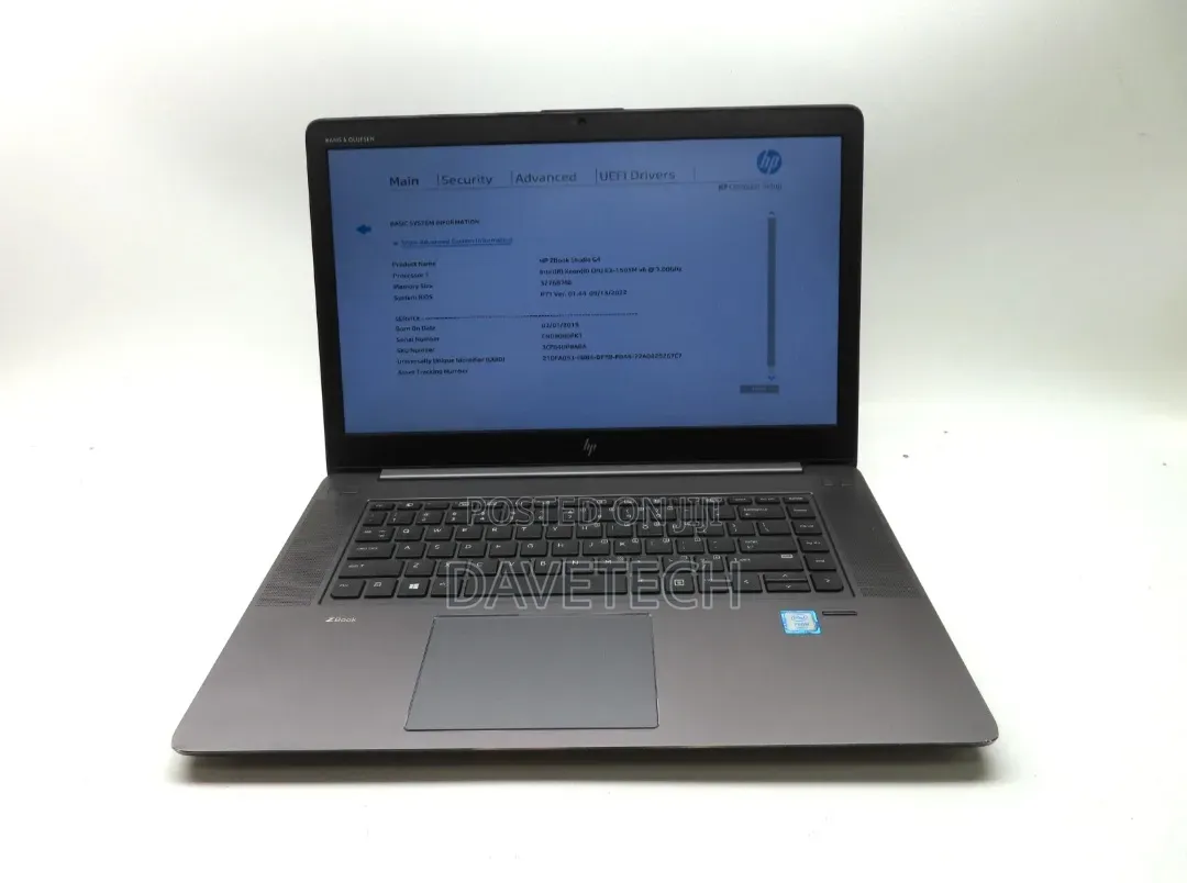 Laptop HP ZBook Studio G4 16GB Intel Core i7 SSD 512GB