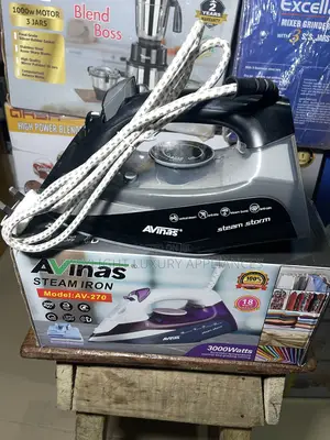 Avinas Steam Iron Av-270 | 3000w | Non-Stick Soleplate