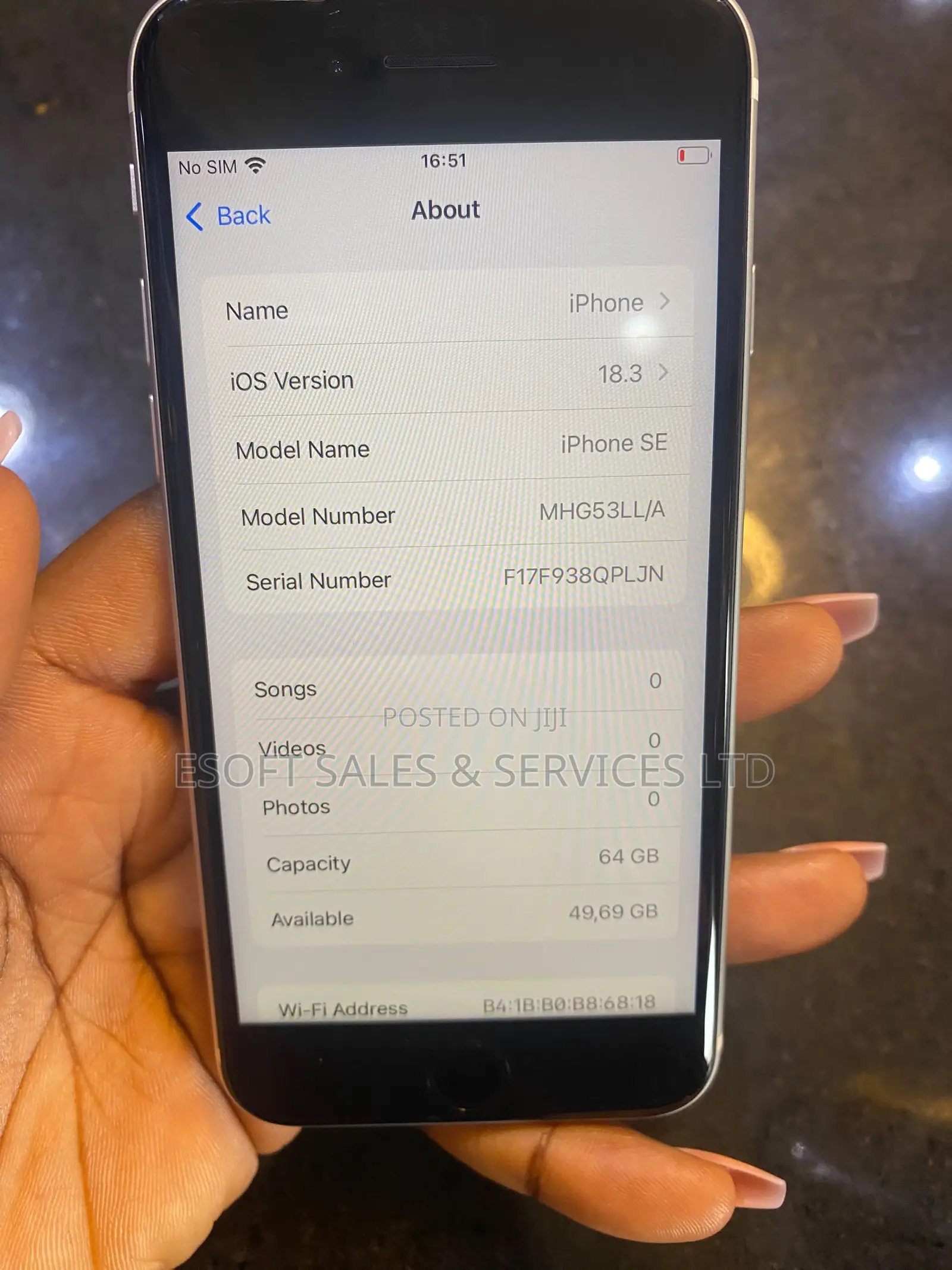 Apple iPhone SE 64 GB White