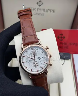 Quality Patek Philippe Leather Strap Watch
