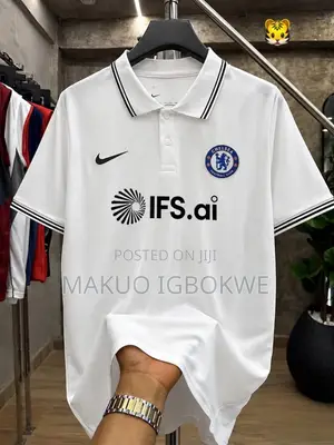 Quality Chelsea Collar Neck Officials Club Jersey