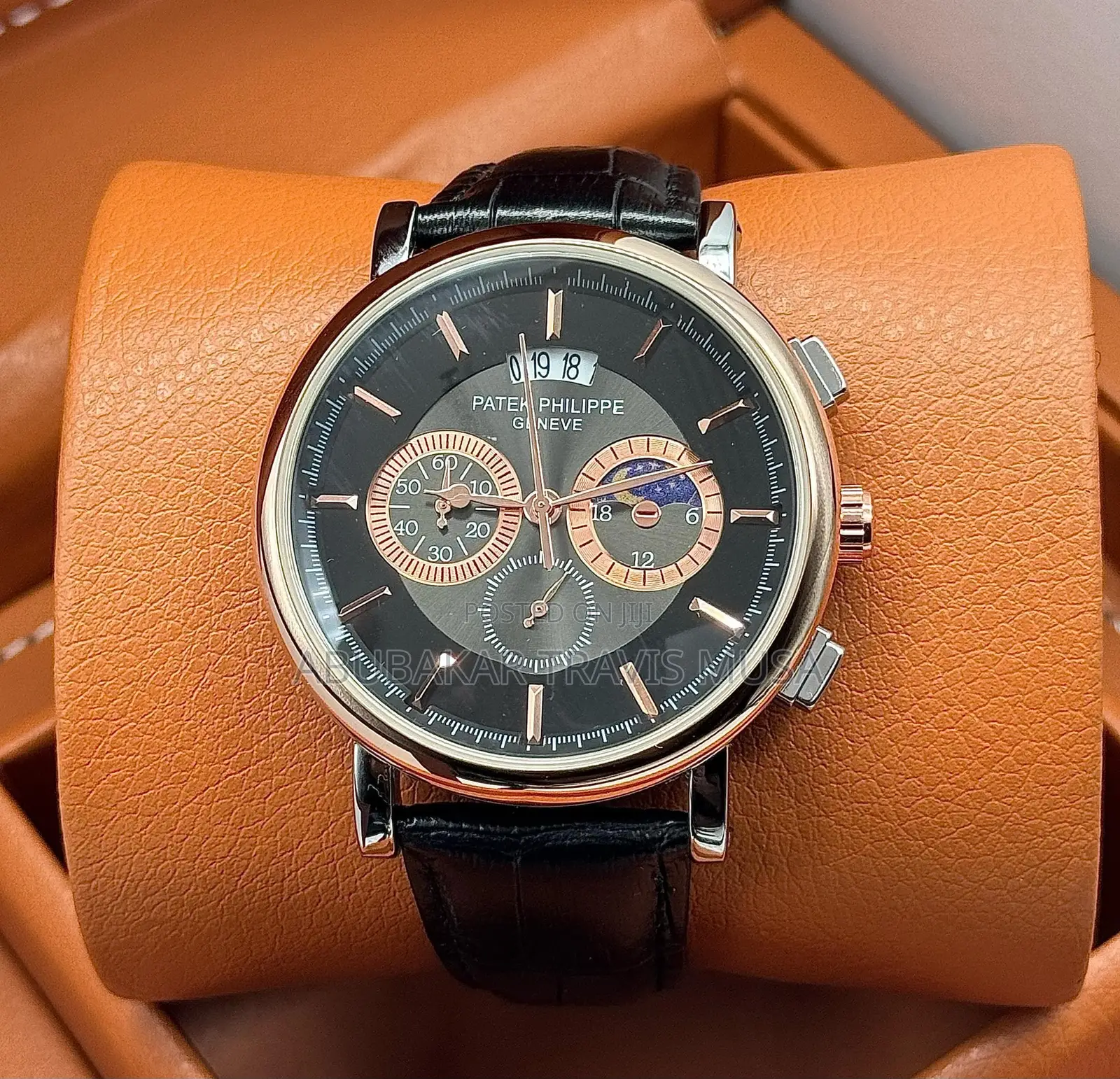 Patek Philippe Leather Active Chronograph