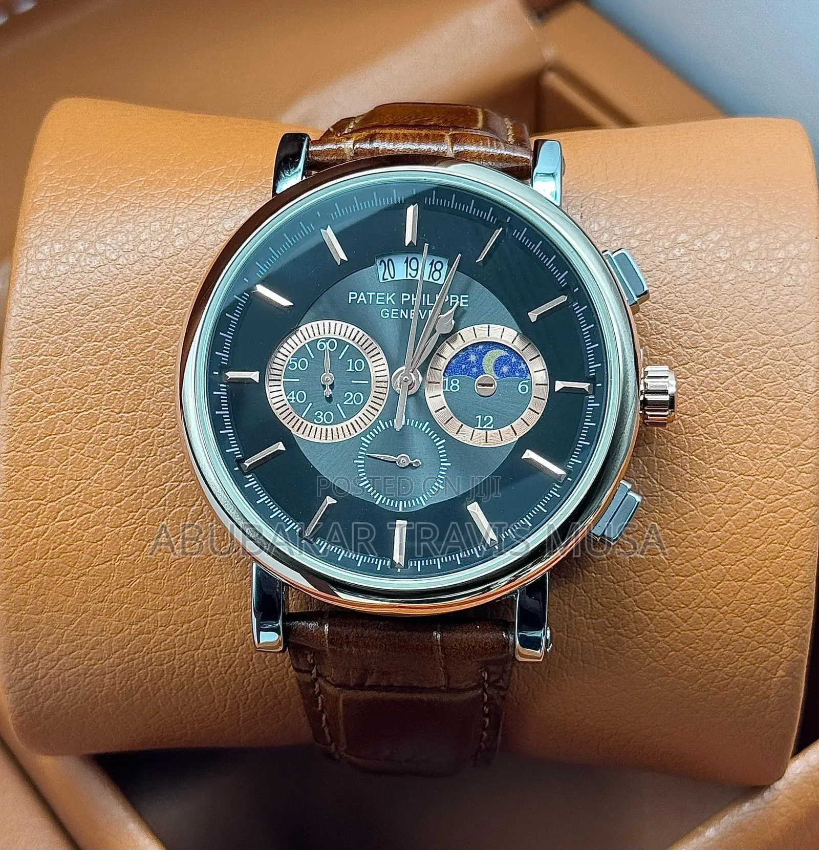Patek Philippe Leather Active Chronograph