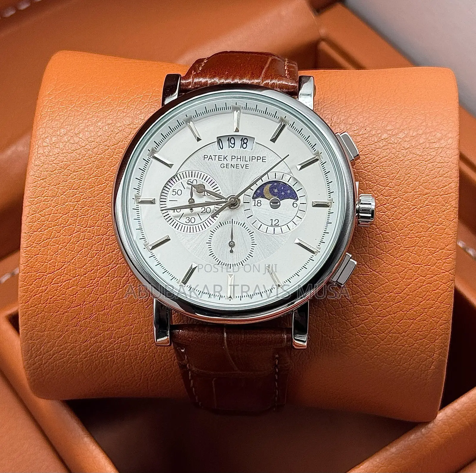 Patek Philippe Leather Active Chronograph