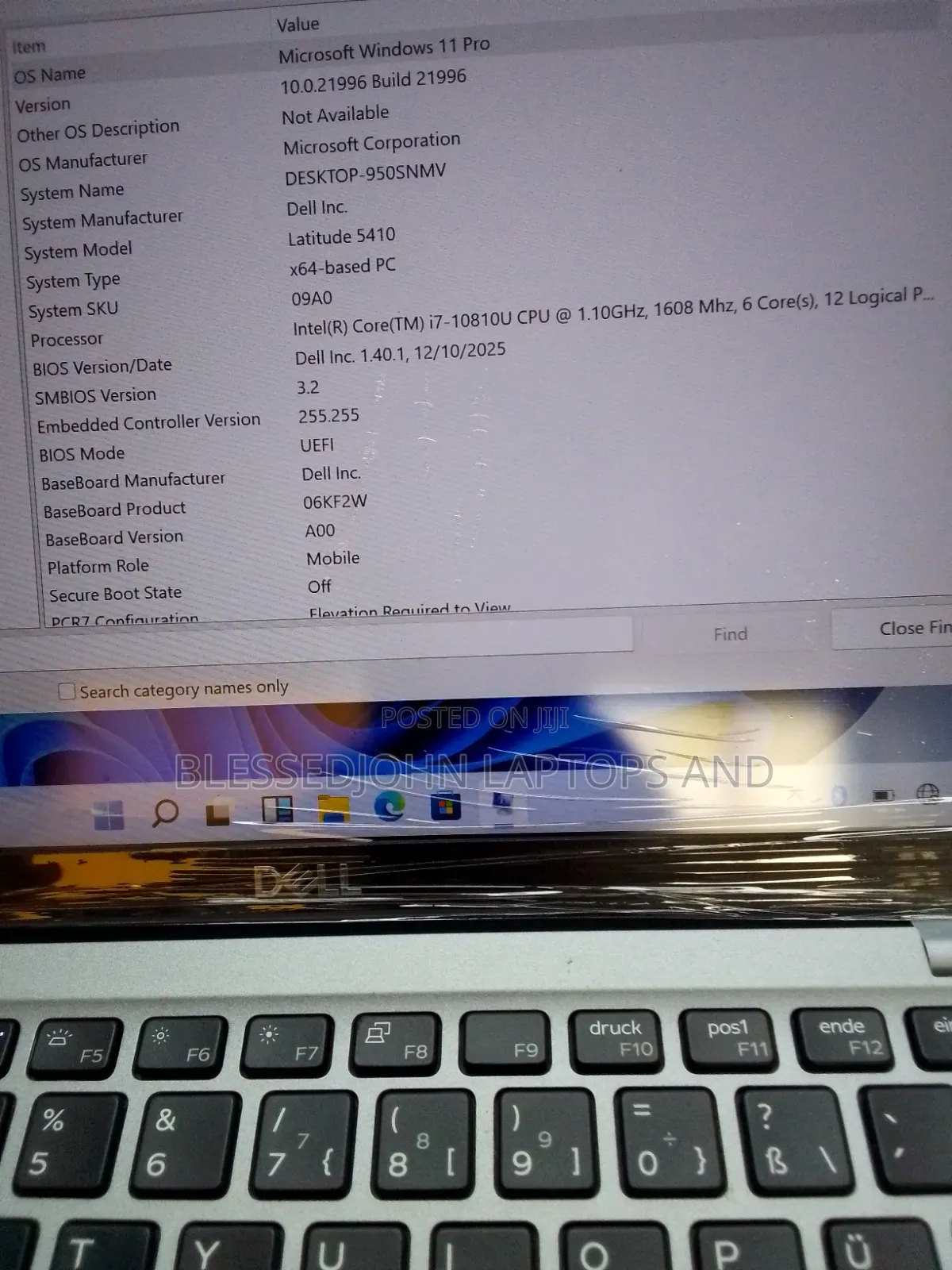 Laptop Dell Latitude 5310 16GB Intel Core i7 SSD 512GB