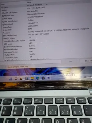 Laptop Dell Latitude 5310 16GB Intel Core i7 SSD 512GB