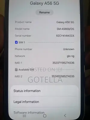 Samsung Galaxy A56 128 GB Gray
