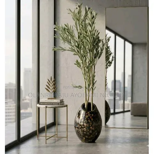 Premium Large Artificial Olive Tree With Vase Small Size