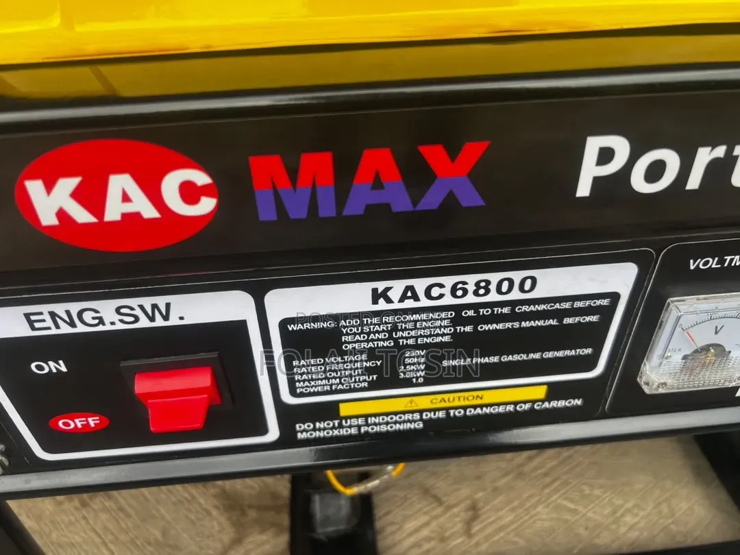 Kac Max 3kva Generator