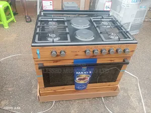 Maxi Plus Gas Cooker 4 Gas 2 Electric 100% Nipple