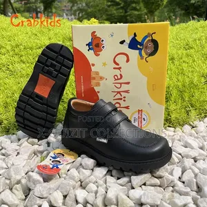 Crabkids Boys Double Strap School Shoe (37-42)