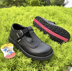 Crabkids Girls T-Bar School Shoe (37-42)