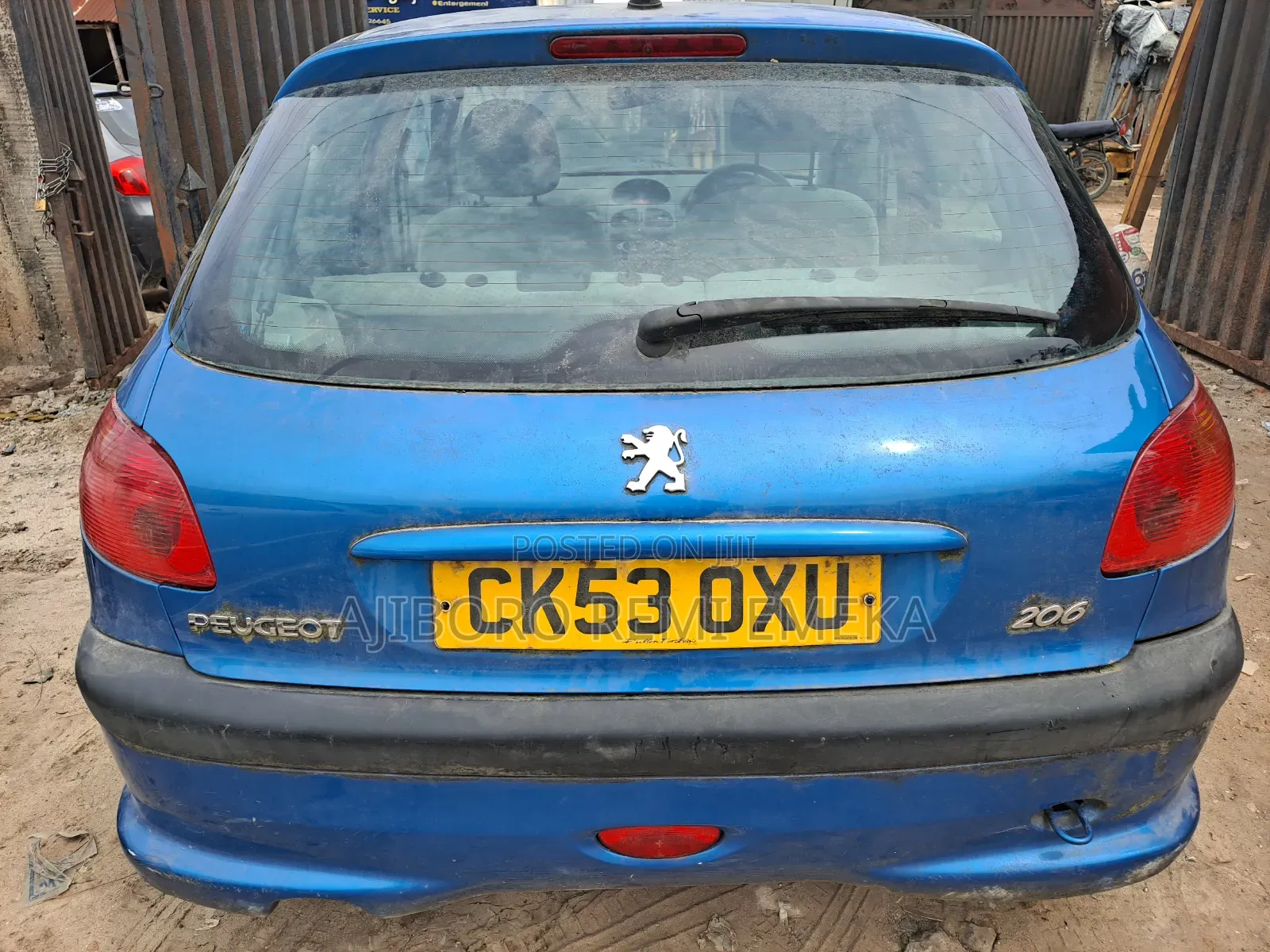 Peugeot 206 CC Automatic 2003 Blue